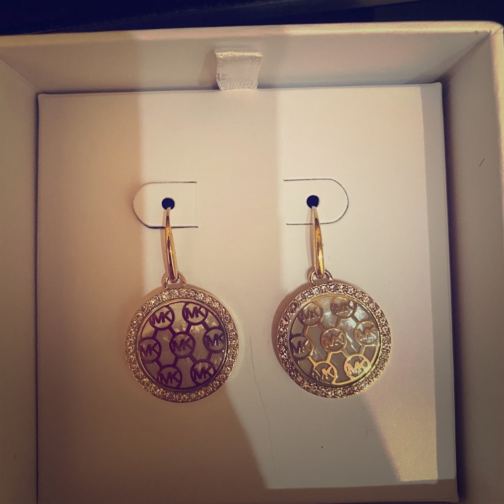 Michael Kors earrings. Never worn.
